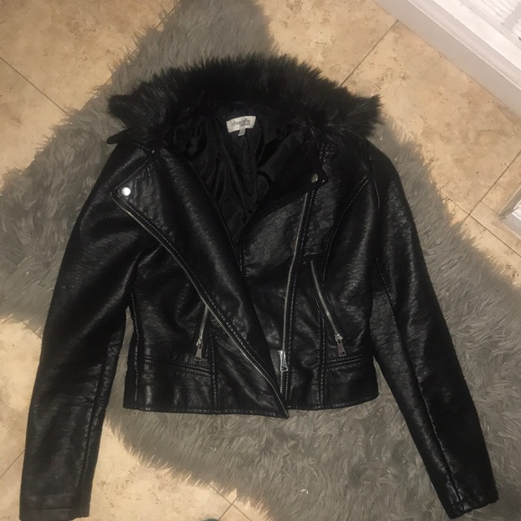 Charlotte Russe Jackets & Blazers - Black leather jacket